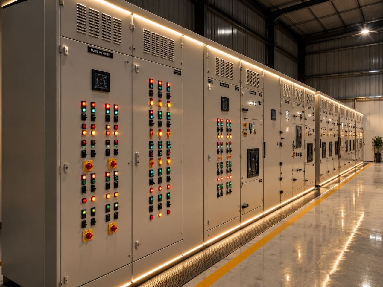 LT main power distribution panel line