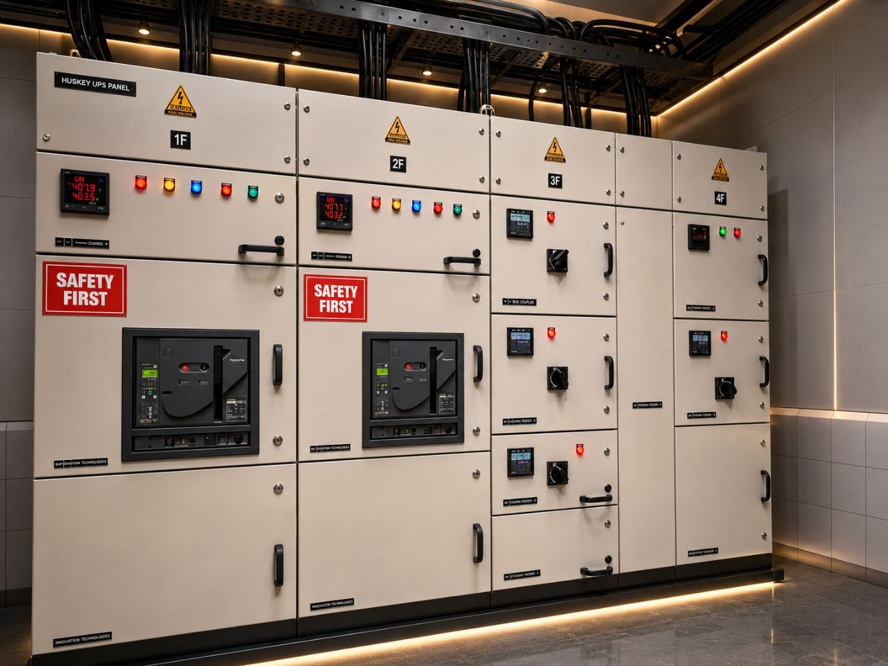 UPS distribution and metering panels